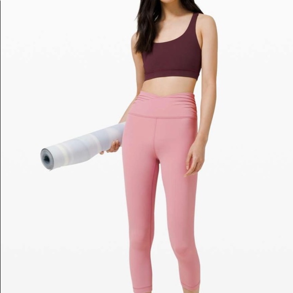 lululemon athletica Align Crop 21" Cross Waist Sz 4